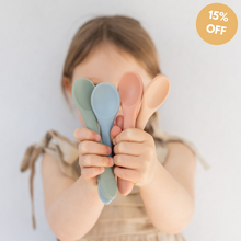 Load image into Gallery viewer, Silicone Baby Spoon – 2 pack
